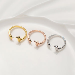 JK Dackel Ring 18 Karat Gelbgold Vergoldung